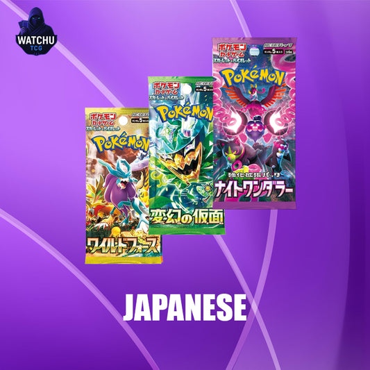 Pokémon Mystery Pack 3 Sobres – Scarlet & Violet o Mega Evolution (Japonés)