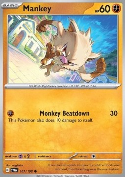 Pokémon OBF Obsidian Flames Annihilape Checklane Blister – 3 Promos, 1 Sobre y Moneda (Inglés)