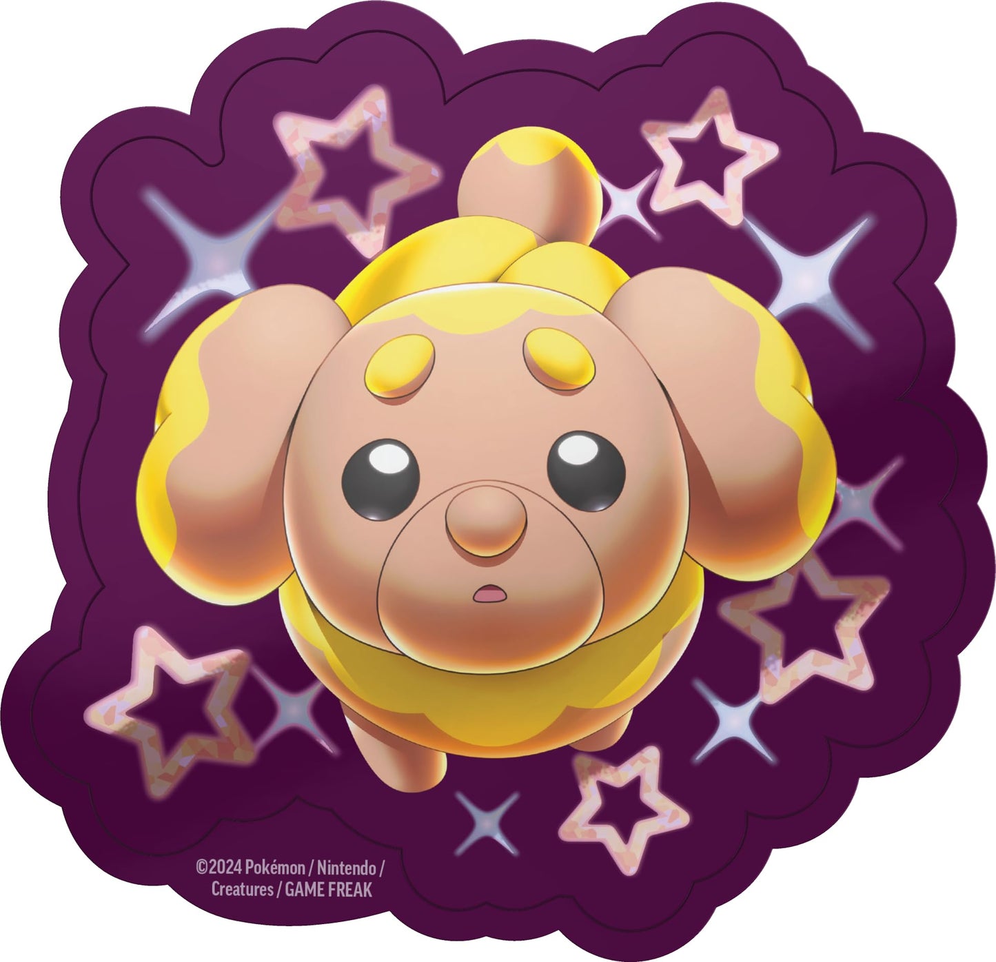 Pokémon PAF Paldean Fates Fidough Tech Sticker Collection – Promo, 3 Sobres y Pegatina (Inglés)