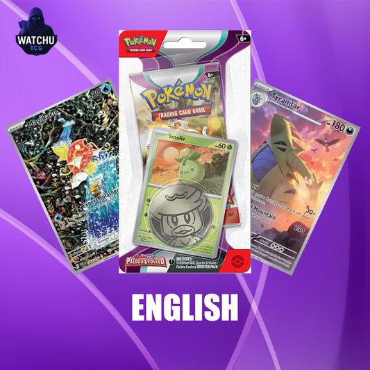 Pokémon PAL Paldea Evolved Smoliv 1-Pack Blister – Promo, Sobre y Moneda (Inglés)