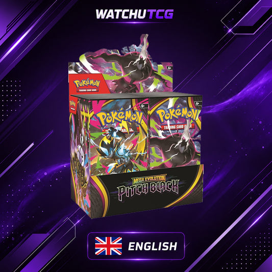 Pokémon TCG Mega Evolution Pitch Black Booster Box Inglés – 36 Sobres Sellados