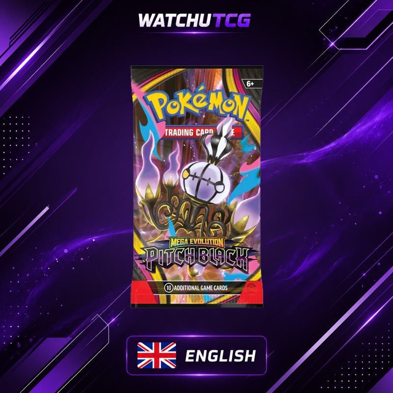 Pokémon TCG Mega Evolution Pitch Black Booster Box Inglés – 36 Sobres Sellados