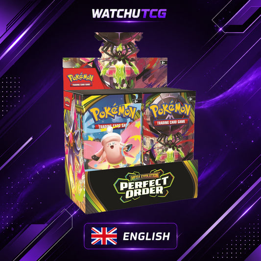 Pokémon Perfect Order Booster Box Inglés – Caja de 36 Sobres Pokémon TCG Mega Evolution