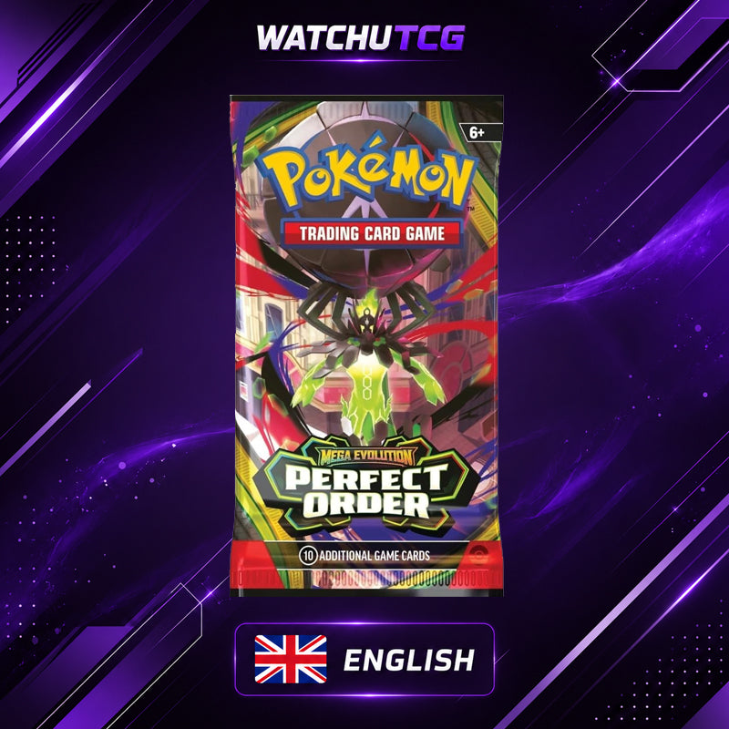 Pokémon Perfect Order Booster Box Inglés – Caja de 36 Sobres Pokémon TCG Mega Evolution