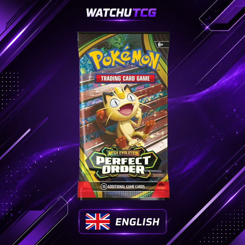 Pokémon Perfect Order Booster Box Inglés – Caja de 36 Sobres Pokémon TCG Mega Evolution