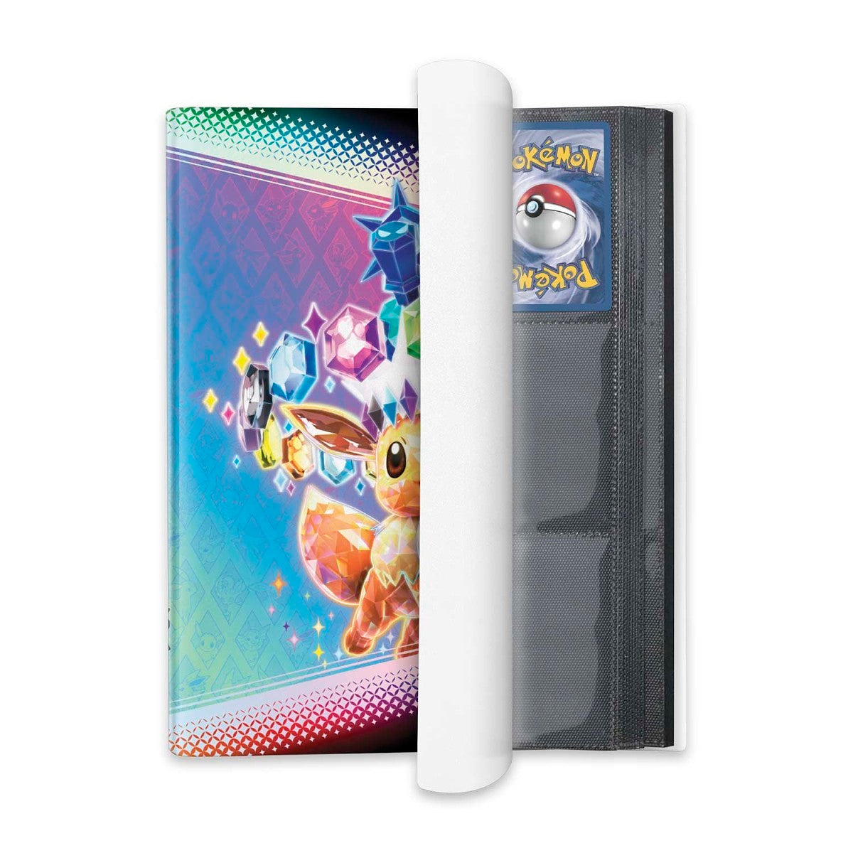 Pokémon TCG Prismatic Evolutions Binder Collection – Álbum + 5 Sobres de Expansión (en Inglés)