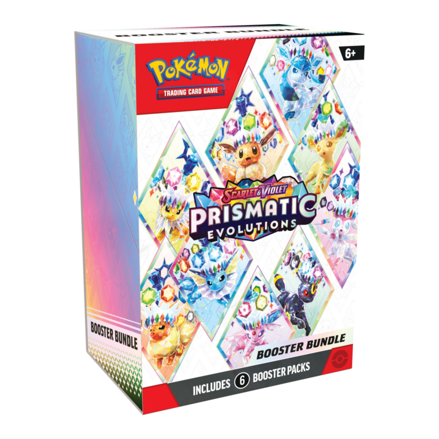 Pokémon Prismatic Evolutions Booster Bundle Inglés – 6 Sobres Oficiales Scarlet & Violet