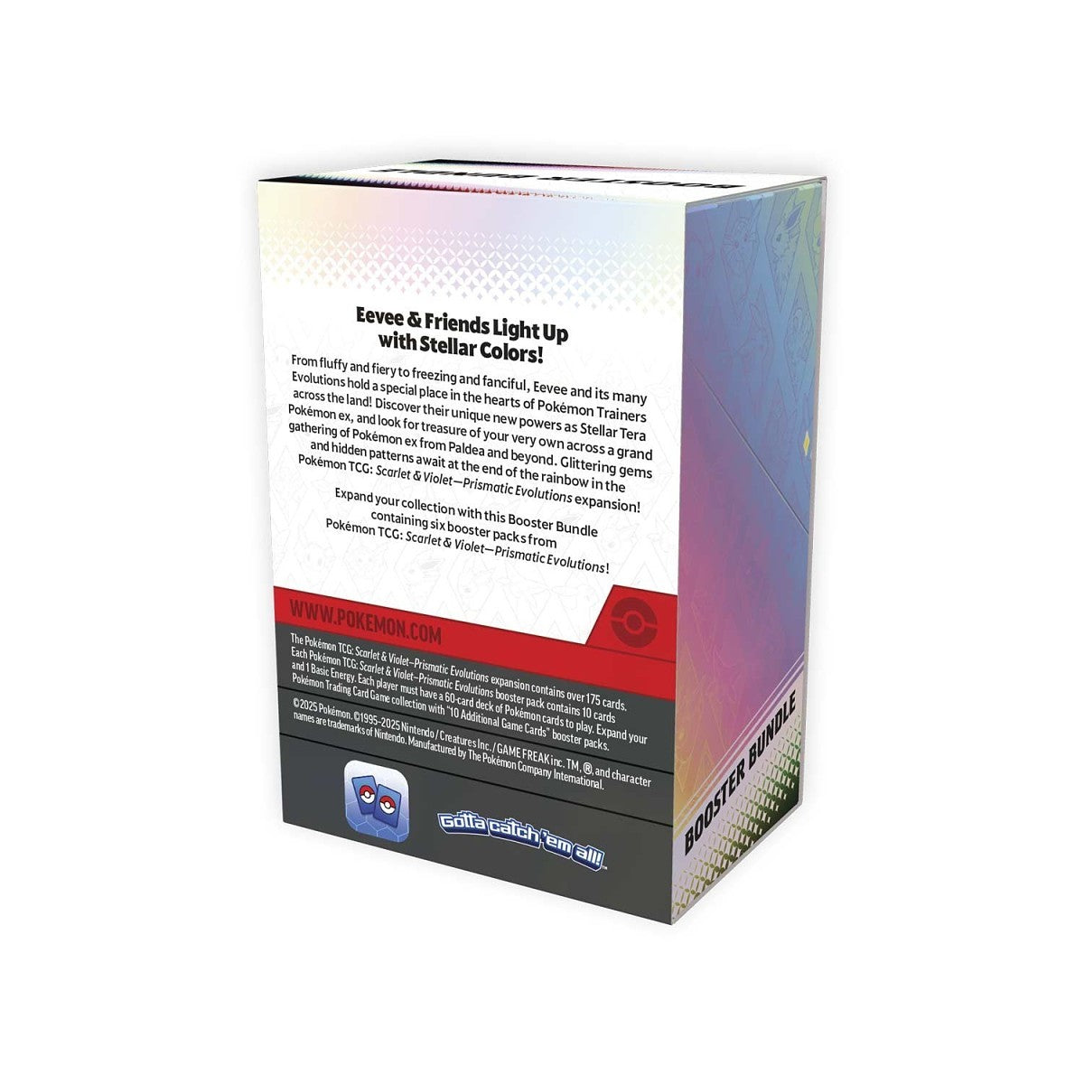 Pokémon Prismatic Evolutions Booster Bundle Inglés – 6 Sobres Oficiales Scarlet & Violet