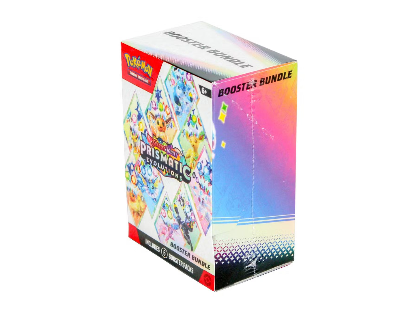 Pokémon Prismatic Evolutions Booster Bundle Inglés – 6 Sobres Oficiales Scarlet & Violet
