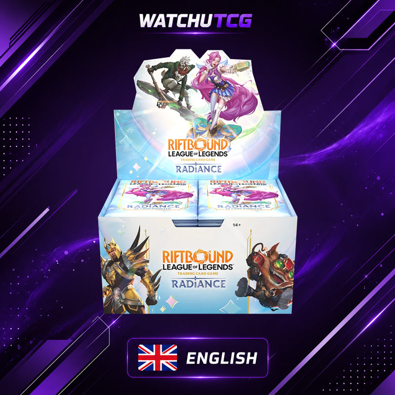 Riftbound League of Legends TCG Radiance Booster Display Box Inglés – 24 Sobres