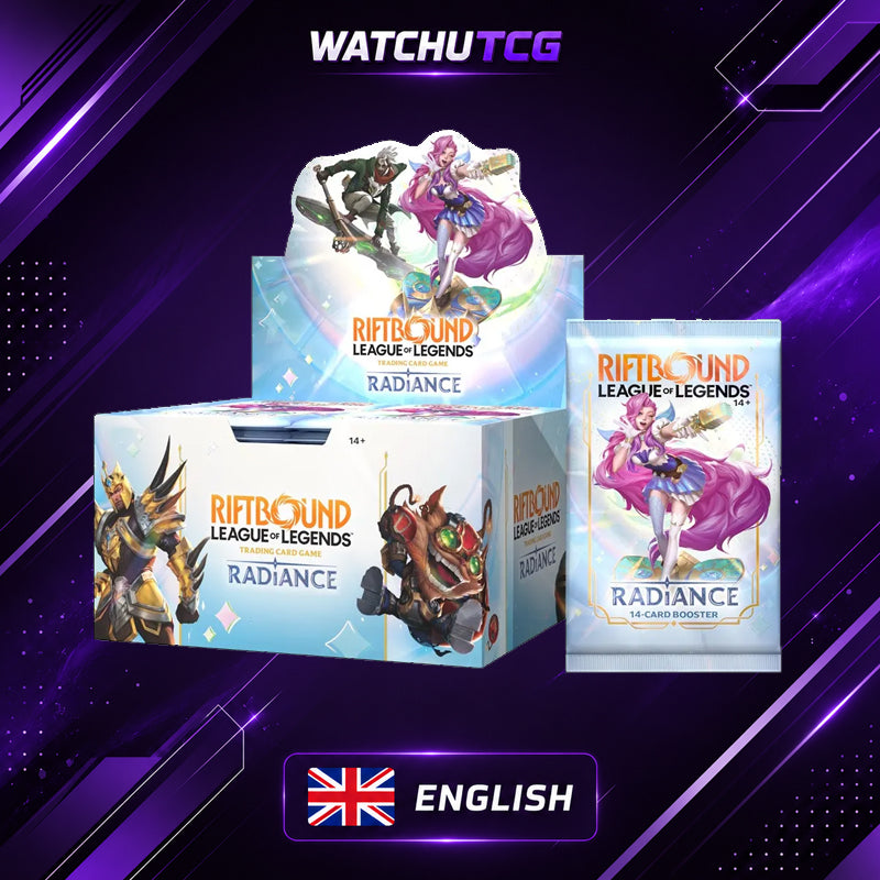Riftbound League of Legends TCG Radiance Booster Display Box Inglés – 24 Sobres