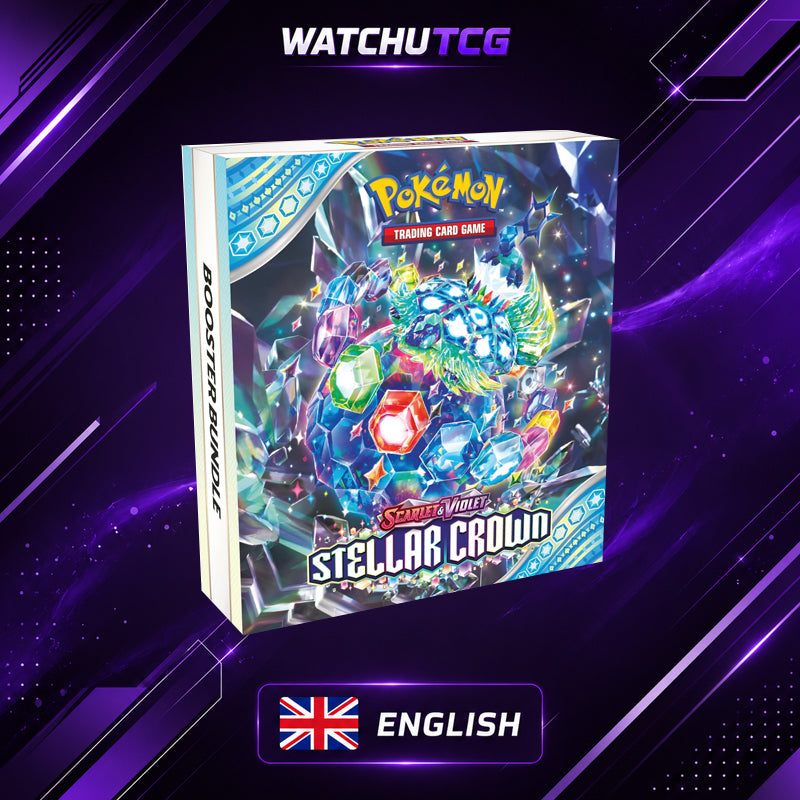 Pokémon TCG Scarlet & Violet Stellar Crown Booster Bundle – Edición Pokémon Center Exclusiva