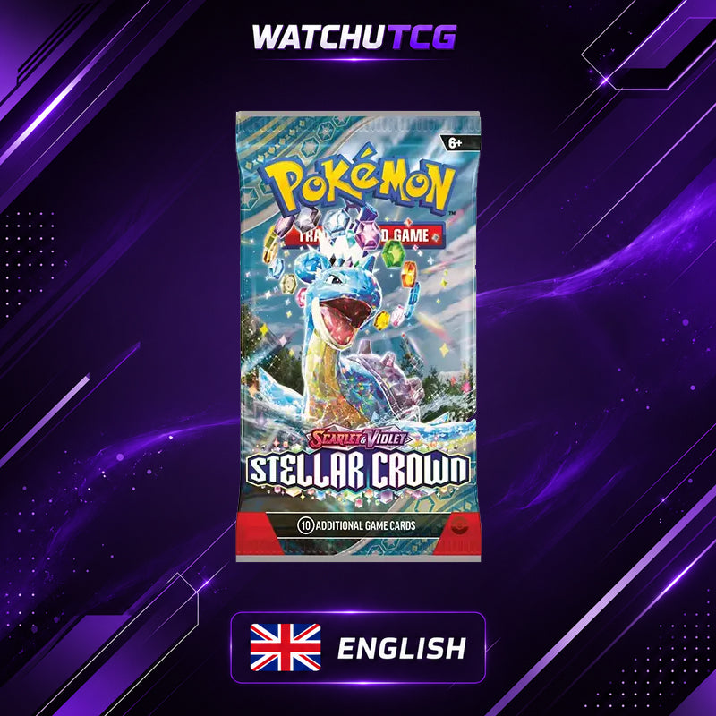 Pokémon TCG Scarlet & Violet Stellar Crown Booster Bundle – Edición Pokémon Center Exclusiva