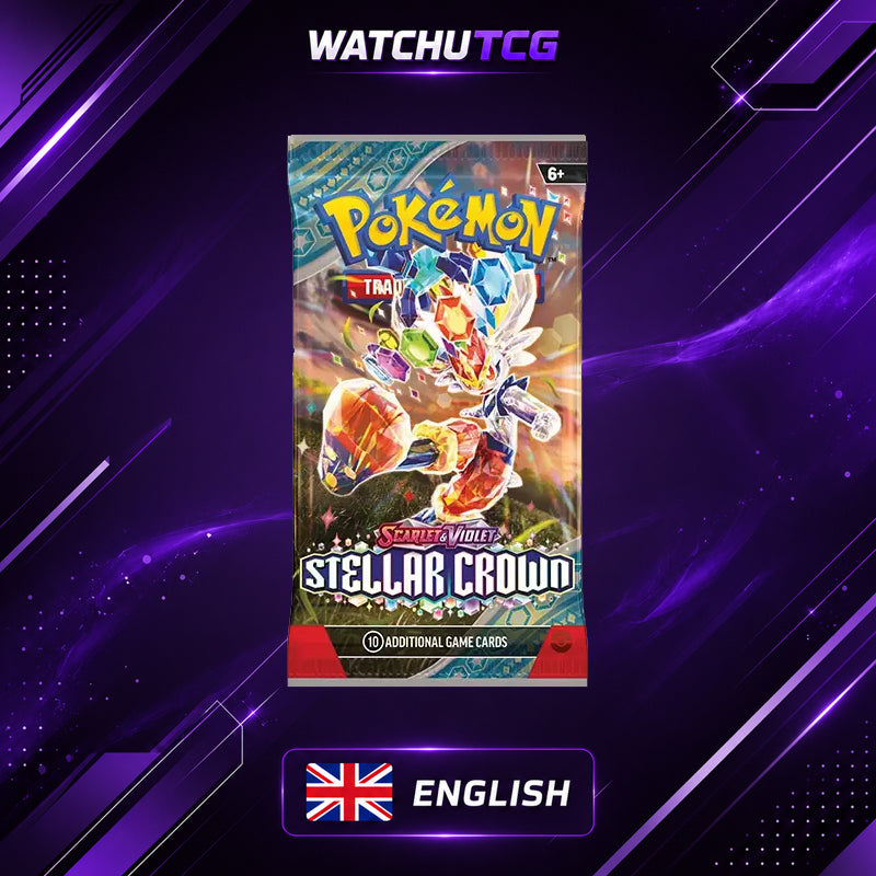 Pokémon TCG Scarlet & Violet Stellar Crown Booster Bundle – Edición Pokémon Center Exclusiva