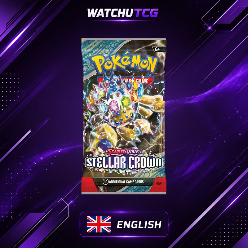 Pokémon TCG Scarlet & Violet Stellar Crown Booster Bundle – Edición Pokémon Center Exclusiva
