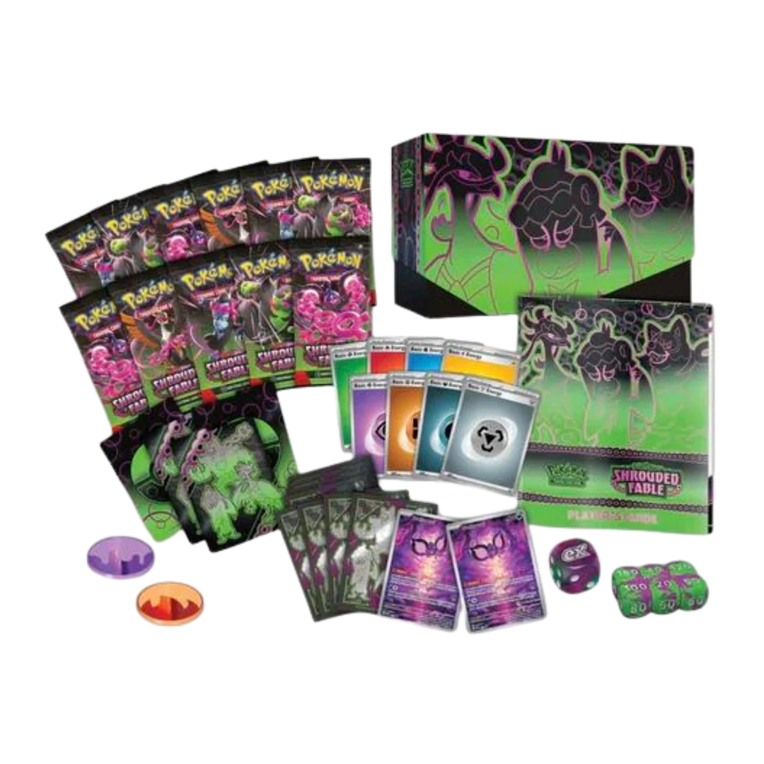 Pokémon SFA Shrouded Fable Elite Trainer Box – 9 Sobres + 65 Fundas (Inglés)