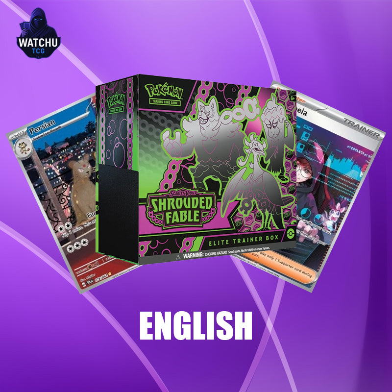 Pokémon SFA Shrouded Fable Elite Trainer Box – 9 Sobres + 65 Fundas (Inglés)