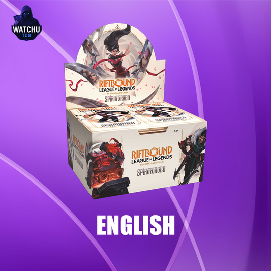 Riftbound: League of Legends TCG – Spiritforged Booster Display (24 Boosters) – Inglés