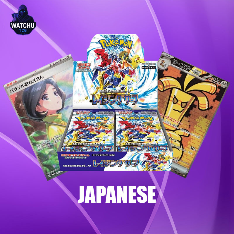 Pokémon Raging Surf SV3a Booster Box Japonés – 30 Sobres Oficiales de la Expansión Scarlet & Violet