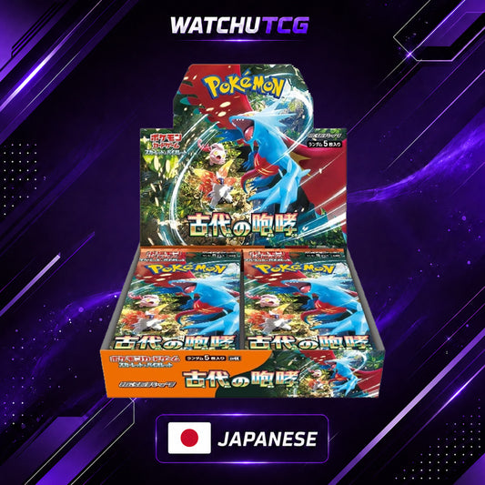 Pokémon Ancient Roar SV4K Booster Box Japonés – 30 Sobres Oficiales de la Serie Scarlet & Violet