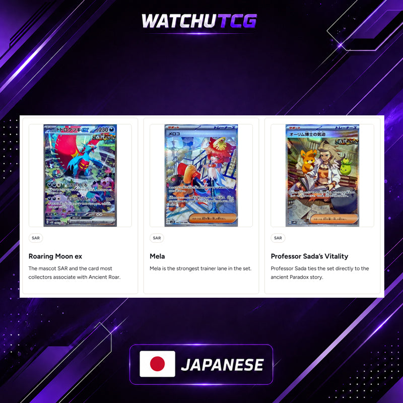 Pokémon Ancient Roar SV4K Booster Box Japonés – 30 Sobres Oficiales de la Serie Scarlet & Violet
