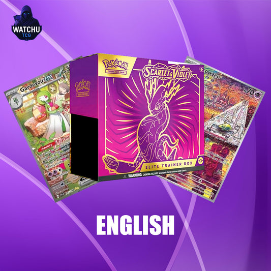 Pokémon SVI Scarlet & Violet Miraidon Elite Trainer Box – 9 Sobres + Carta Promo (Inglés)