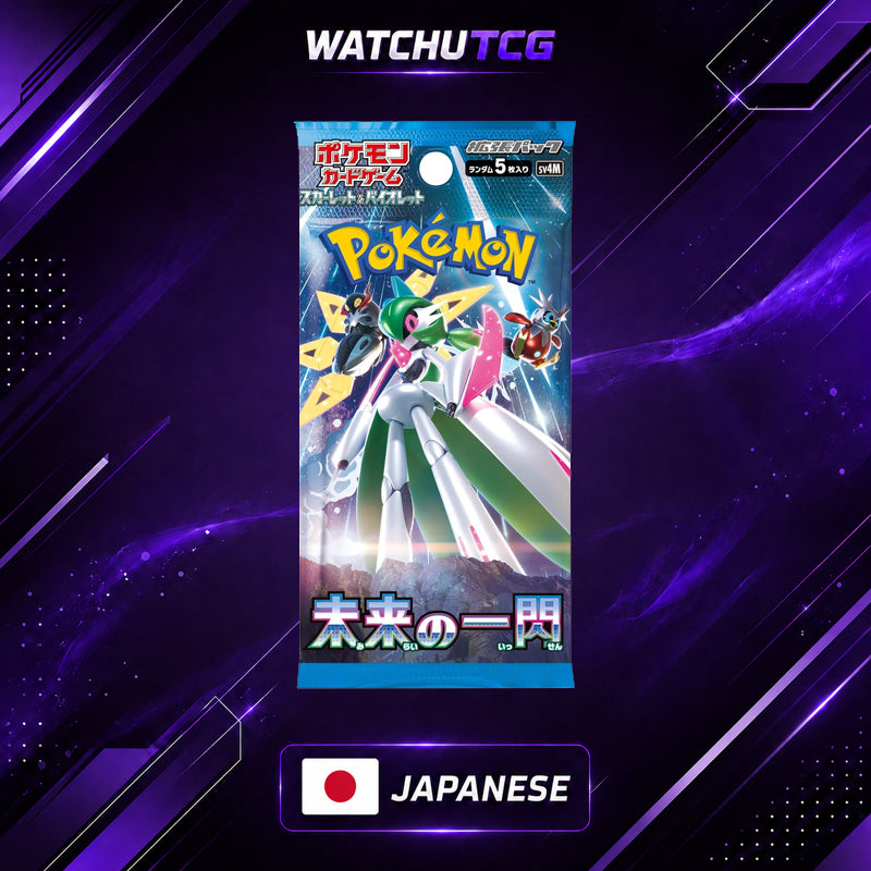 Pokémon Future Flash Booster Box Japonés – 30 Sobres Scarlet & Violet SV4M