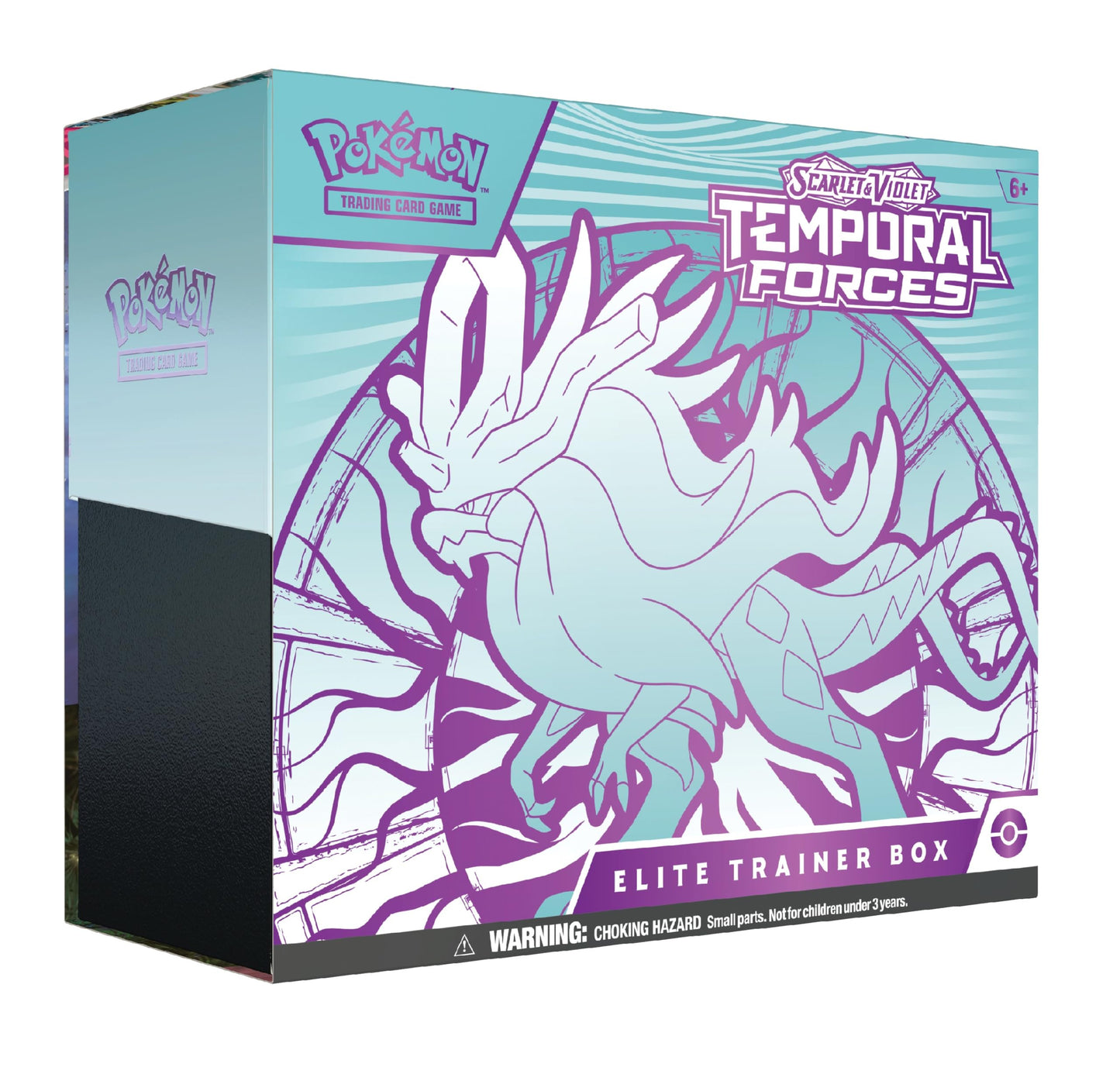 Caja Elite Trainer Box TEF Temporal Forces Walking Wake Pokémon TCG en Inglés - Cartas, Fundas, Dados y Más