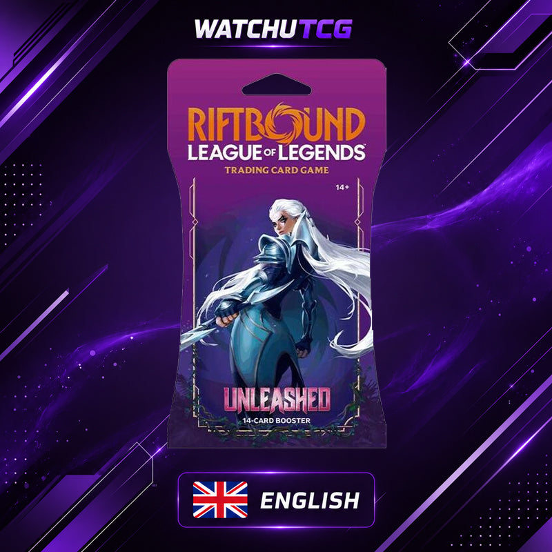 Riftbound: League of Legends TCG – Unleashed Booster Display (24 Boosters) – Inglés