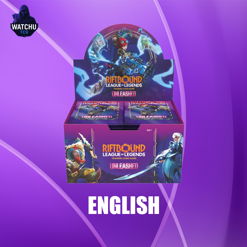 Riftbound: League of Legends TCG – Unleashed Booster Display (24 Boosters) – Inglés