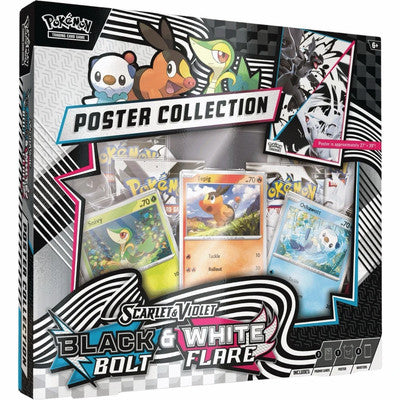 Pokémon TCG Unova Poster Collection – Black Bolt & White Flare (Box Inglés)