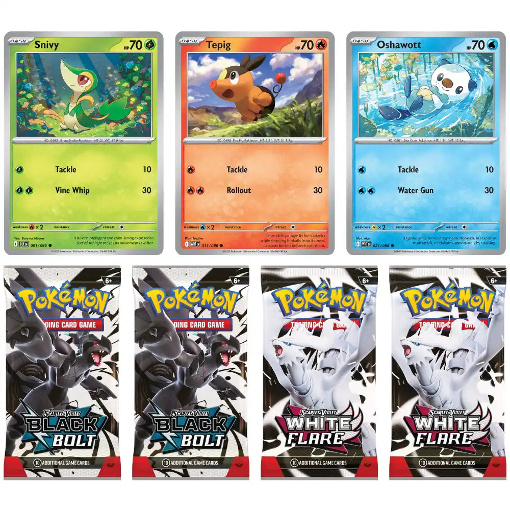 Pokémon TCG Unova Poster Collection – Black Bolt & White Flare (Box Inglés)