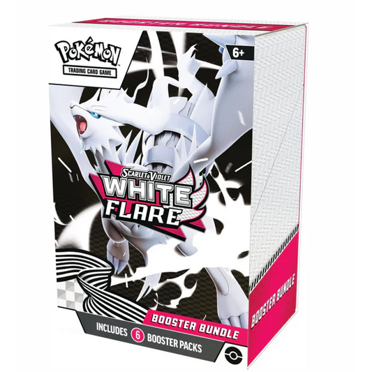 Booster Bundle WFBB White Flare Pokémon TCG en Inglés - 6 Sobres por Caja con Cartas Exclusivas