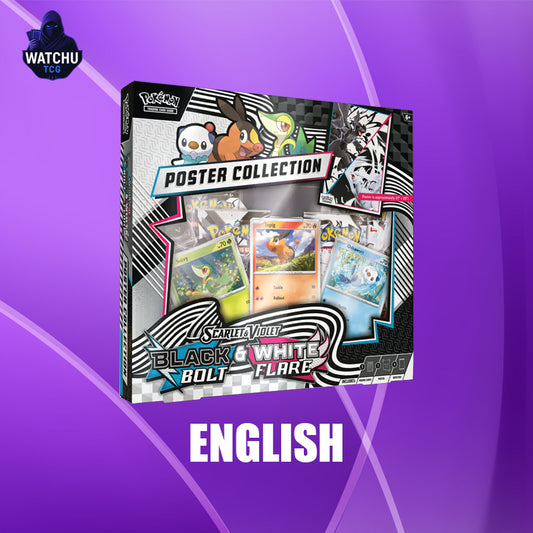 Pokémon TCG Unova Poster Collection – Black Bolt & White Flare (Box Inglés)