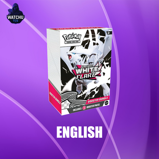 Booster Bundle WFBB White Flare Pokémon TCG en Inglés [PREVENTA] - 6 Sobres por Caja con Cartas Exclusivas