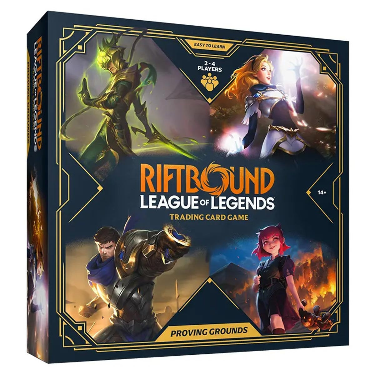 Riftbound Proving Grounds League of Legends  – Juego de Cartas Estratégico para 2 a 4 Jugadores