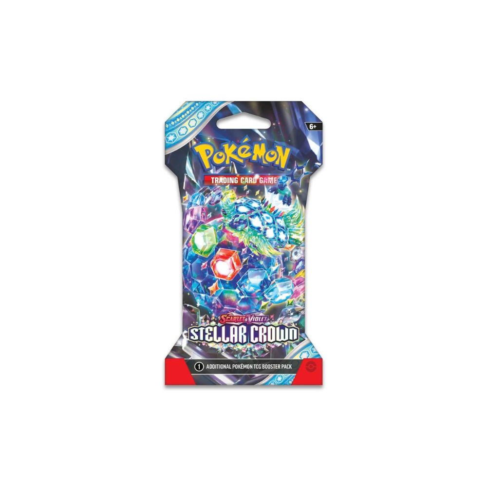 Pokémon SCR Stellar Crown Sleeved Booster Pack – Sobre Individual Precintado (Inglés)