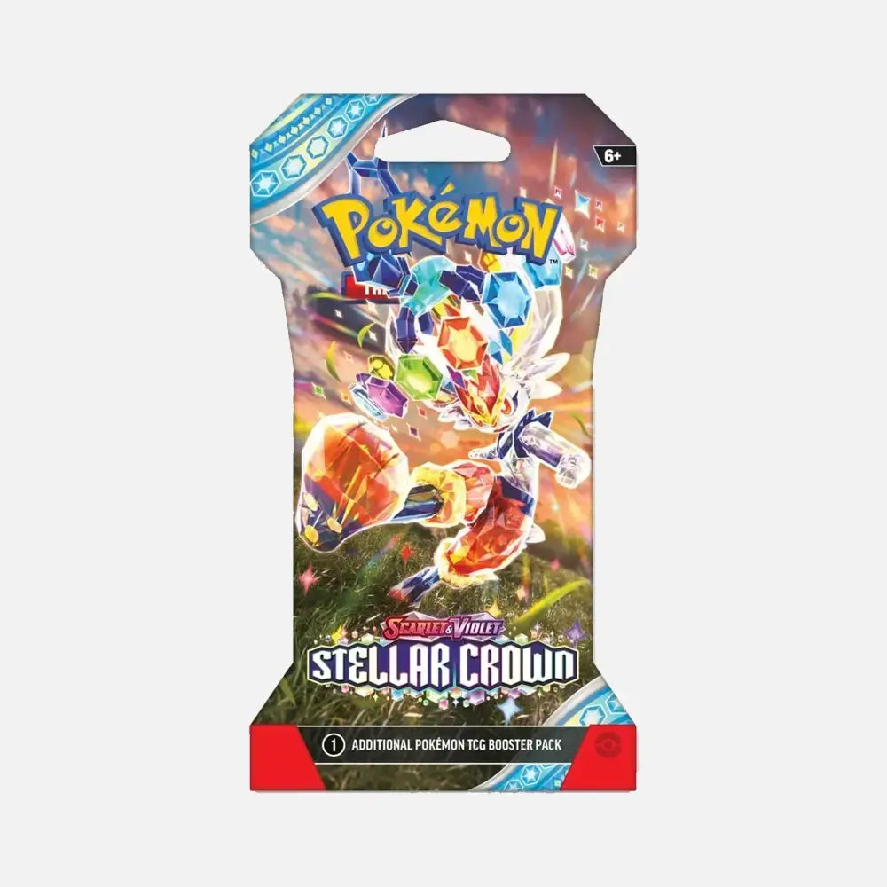 Pokémon SCR Stellar Crown Sleeved Booster Pack – Sobre Individual Precintado (Inglés)