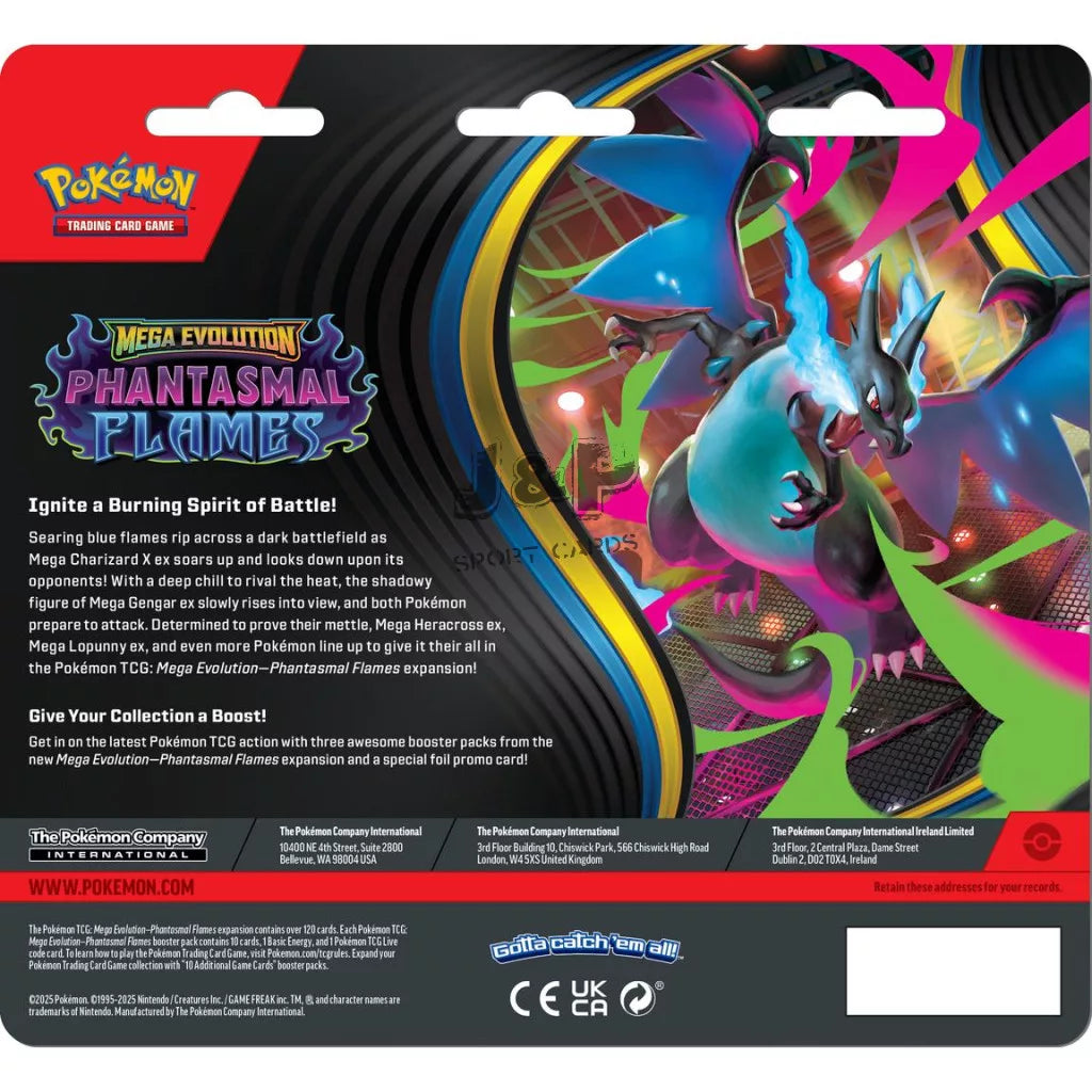 Pokémon TCG: Phantasmal Flames 3-Pack Blister – Sneasel Promo (English) Sealed
