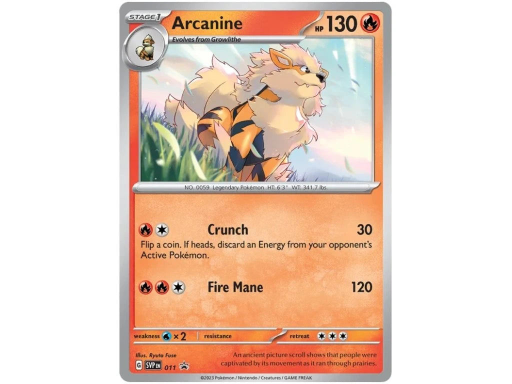 Pokémon Scarlet & Violet Blister 3 Sobres con Carta Promo Arcanine | Pack Especial Oficial de Colección Pokémon TCG
